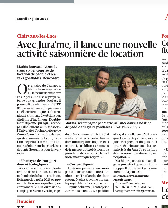 Notre première saison avec vous