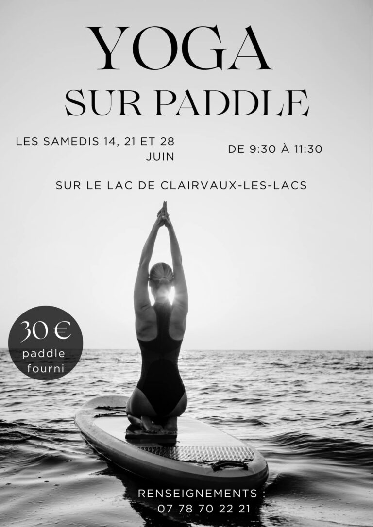Les dates du yoga sur Paddle en Juin